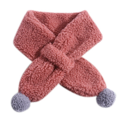 

New Autumn Winter baby boy scarf Boys Girls Baby Cotton Solid Color Lambskin Warm Soft Scarf Cotton Neck Scarves