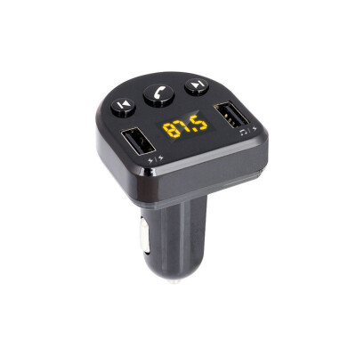 

Car Charger Dual USB Bluetooth 50 FM Transmitter MP3 Hands-Free Call Accessory