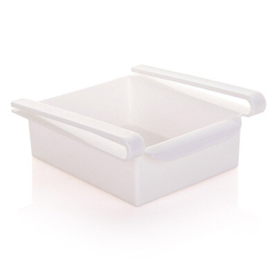 

Slide Freezer Fridge Space Saver Shelf Holder Storage Box Organizer Rack Kitchen