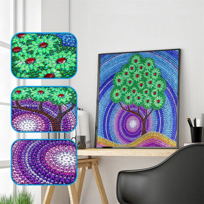 

30x30cm Colorful Cute Dog Pattern Crystal Rhinestone Picture Arts 5D Diamond Painting DIY Partial Drill Cross Stitch Kits