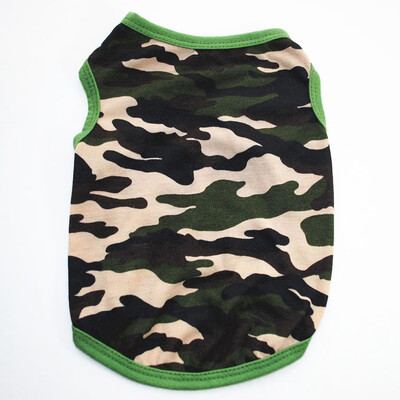 

Size Xs- Small Pet Dog Puppy Cat Clothes Pet Apparel Soft Pet Camouflage Vest Costume T-Shirt