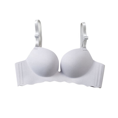 

Ladies Breathable Bra Without Rims On The Support Type Adjustment Bra No Trace Fresh And Pure Underwear
