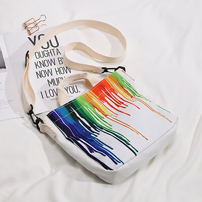

Tailored Women Fashion Canvas Painted Bag Coin Purse Shoulder Messenger Casual Bags