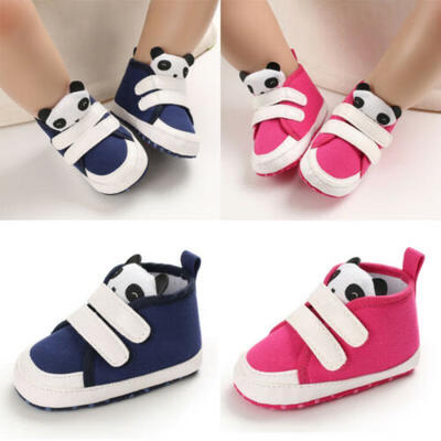 

US Kids Baby Boy Cartoon Crib Shoes Pram Soft Sole Prewalker Anti-slip Sneakers