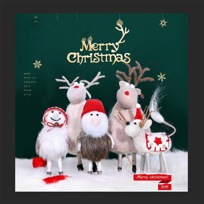 

Plush Snowman Doll Stuffed Snowman Figurine Christmas Table Decorations Gifts Toy For Kids