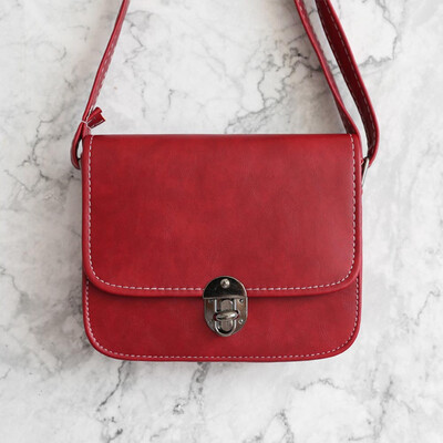 

Women Messenger Bags Woman Fashion Solid Color Cover Lock Shoulder Crossbody Phone Beach Bag
