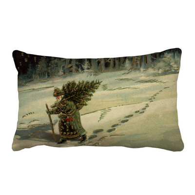 

〖Follure〗Christmas Pillowcase Soft Sofa Cushion Home Decoration Pillow Case Waist Cushion