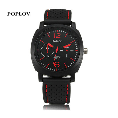

Quartz Watch Men Silicone Strap Wrist Watch Casual Sport Male Clock