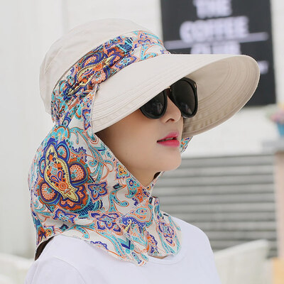 

Foldable Sun Visor Hats Women Outdoor Protection Packable Summer Cap Cover Face