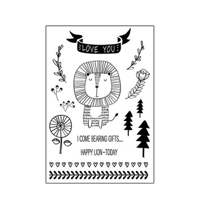 

Clear Stamps DIY Embossing Transparent Silicone Stamps For Scrapbooking 8 Styles Animal Pattern Clear Stamps For Scrapbooking