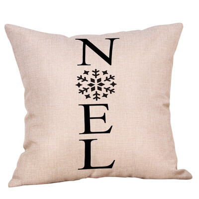 

Tailored Merry Christmas Pillow Cases Cotton Linen Sofa Cushion Cover Home Decor