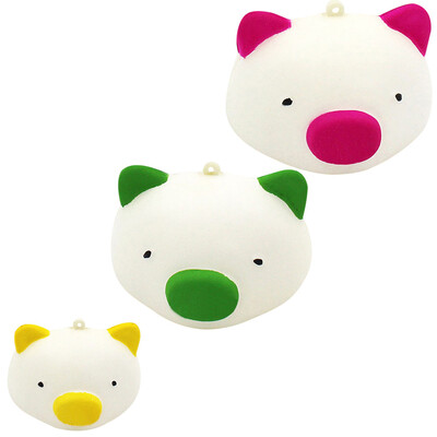 

YIWULA Random Pig Toast Scented Charm Slow Rising Squeeze Stress Reliever Toy