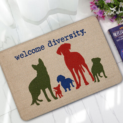 

Toponeto Letter Funny Welcome Home Entrance Floor Rug Non-slip Doormat Outdoor Mat