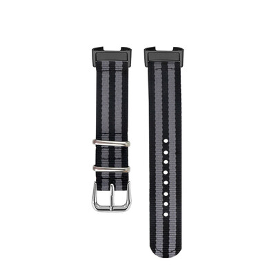 

〖Follure〗Fashion Woven Nylon Fabric Band Wristband Strap Bracelet For Fitbit Charge 3