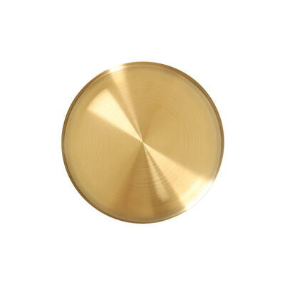 

Ins Style Stainless Steel Ring Necklace Storage Pan Golden Tray Round Food Jewelry Display Tray Luxury Home Tea Tray Organizer