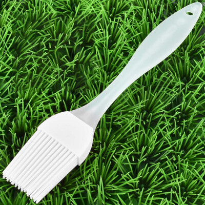 

3Pcs Baking Oil Brush Silicone Pastry Brush Baking Bbq Basting Brush Transparent Clear Handle