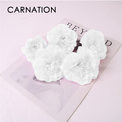 

Toponeto Artificial Fake Carnations Silk Flower Bridal Hydrangea Home Mothers Day 6pcs