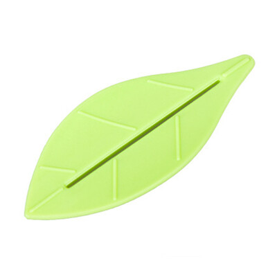 

2PcsSet Creative Home Furnishing Leaf Shape Toothpaste Squeezer Toothpaste Dispenser
