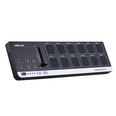 

Worlde EasyPad12 Portable Mini USB 12 Drum Pad MIDI Controller