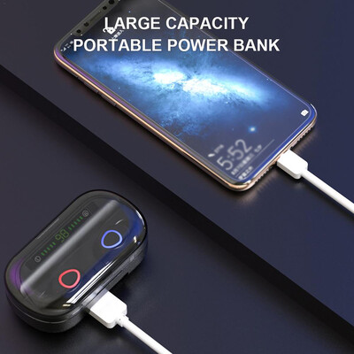 

V10 Earphone BT50 Earbuds Dual Ear Headphone Stereo In Ear HD Headset with Charging Box