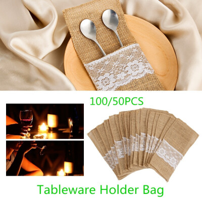 

50100PCS Tableware Holder Bag for Wedding Party