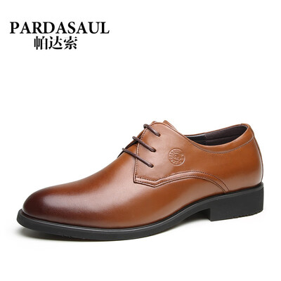 

Spring&autumn mens leather shoes business casual breathable formal dress first layer leather mens shoes