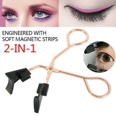 

2020NEW Easily Apply Magnetic Lashes 2-in-1 Lasher Gold Silver Magnetic Lashes Curler Magnetic Lashes Clip