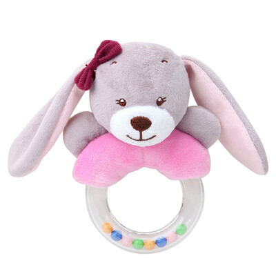 

Tailored Cute Baby Rattle Rabbit Plush Baby Cartoon Baby Toy Education Baby Rattle