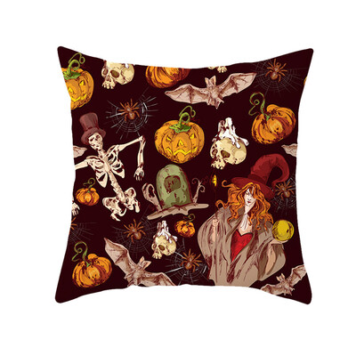 

〖Follure〗Halloween Series Pillow Case Nordic Sofa Cushion Waist Pillow Case Halloween Hom