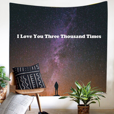 

Gobestart Colorful Print Tapestry Art Room Starry Sky Wall Hanging Tapestry Art Nature