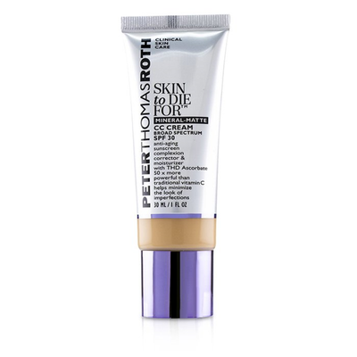 

PETER THOMAS ROTH - Skin to Die For Mineral Matte CC Cream SPF 30 - Tan Exp Date 052020 30ml1oz