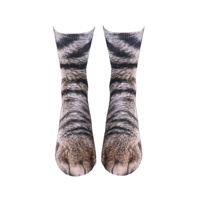 

3d printed animal foot hoof socks adult claw digital simulation socks Unisex Adult Animal Realistic not deformed