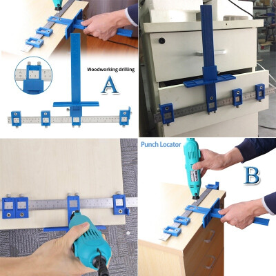 

Handles Installation Punch Locator Drill Guide Drill Guide Sleeve Cabinet Hardware Jigs Wood Drilling Dowel Ruler