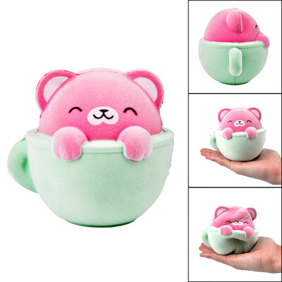 

YIWULAFurry Cat Scented Slow Rising Squishies Toy Squishes Stress Relief Toy for Kids