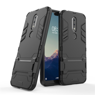 

Goowiiz Phone Case For Nokia X5X62188 Sirocco6 2018 Armor PCTPU Silicone Hard Bracket Double Protection