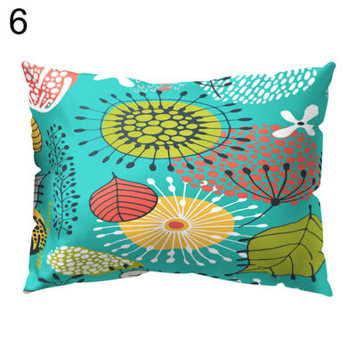 

Fresh Flower Tree Throw Pillow Protector Case Cushion Cover Sofa Bedding Article