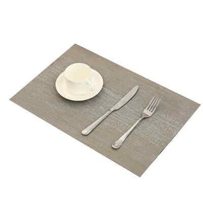 

PVC European Style Western Food Table Mat High Temperature Insulation Place Mat Washing Free