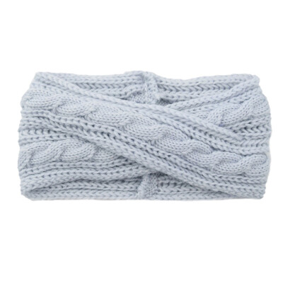 

Women Winter Warm Knitting Headbands Lady Wool Crochet Hairband Turban Head wear