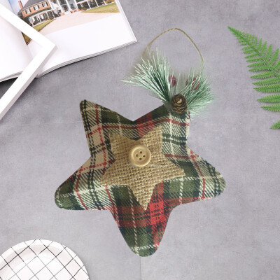 

Toponeto Christmas Decor Gifts Linen Pendant Tree Ornament Party Home Hanging Decor