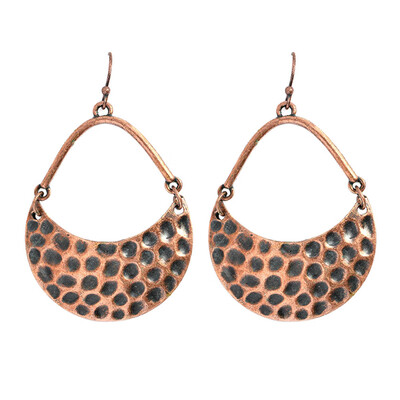 

1Pair New Honeycomb Decoration Alloy Gold-Color Hollow Out Rounds Cartoon Handbag Charms Dangle Earring For Gifts Jewelry