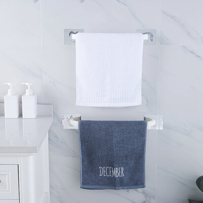 

Towel Rack Free Punching Multi-purpose Coat Hook Double Towel Hook Bathroom Door Hook
