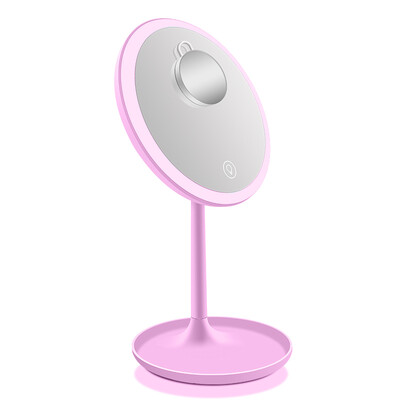 

Portable LED Lighted Makeup Mirror Vanity Compact Make Up Pocket Mirrors Magnifying Glasses Makeup Cosmetic Hand Mirror