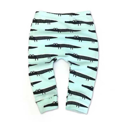 

Autumn Cute Baby Pants Boys Girls Pants Children Trousers Cartoon Animal Printing Bottoms