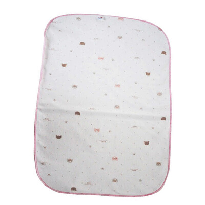 

35x50cm Baby Infants Lovely Animal Urine Pad Cotton Waterpoof Newborns Toddlers Urine Mat