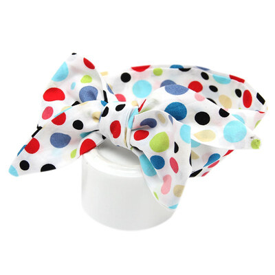 

Infant Baby Girls Kids Toddler Newborn Floral Polka Dot Plaid Print Headband Headwear Hair Accessories