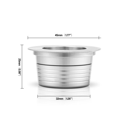 

Coffee Filter Filled Coffee Maker Stainless Steel Reusable Capsule Shell Recycled Filter