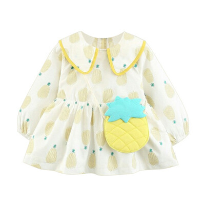 

Newborn Baby Clothes Baby Girl Dress Flower Print Spring Baby Girl Dress Princess Birthday Party Baby Dresses