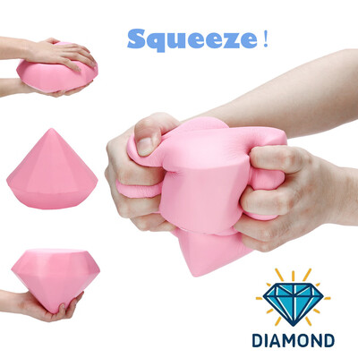 

〖Follure〗Stress Reliever Pink Diamond Scented Super Slow Rising Kids Toy Cute Squeeze Toy