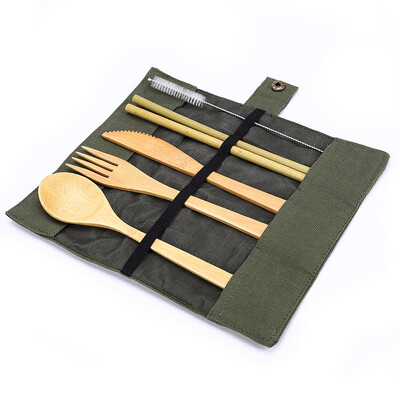 

Bamboo Cutlery Set Travel Set Flatware Set Bamboo Travel Utensils