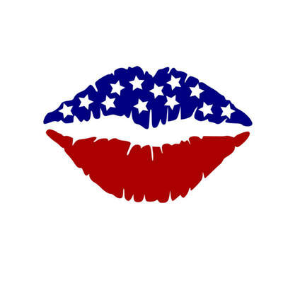 

American Flag Design Big Lip Wall Sticker Wall Decals For Living Room Bedroom Home Decoration Bedroom Or Kids Bedroom